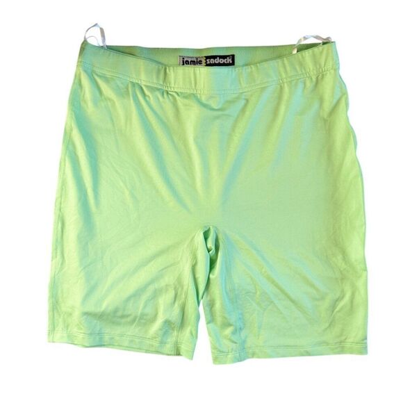 Jamie Sadock Biking Shorts Base Layer Lime Green Size Large - Picture 10 of 10